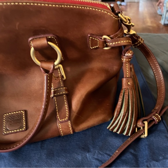 Dooney & Bourke Bristol satchel in chestnut color - Picture 3 of 13